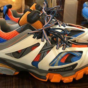 Balenciaga Shoes - Balenciaga Track Trainer 'Orange Grey' - Size 42 Balenciaga Shoes - Balenciaga Track Trainer 'Orange Grey' - Size 42